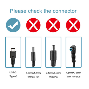 New Version Slim 90W <strong>USB</strong> <strong>C</strong> Laptop <strong>Charger</strong> for Laptop HP Spectre x360 13-AE015DX <strong>DELL</strong> LENOVO - Product Image 5