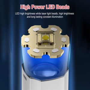 Portable <b>Rechargeable</b> LED <b>Flashlight</b> Waterproof Multi-Functional Long-Range Light Strong Household & Outdoor Safety Product - Product Image 2