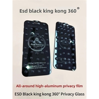 Film en verre trempé de haute qualité antichoc, protection d'écran de confidentialité à 360° pour iPhone 17 Pro Max 16 Pro 15 14 Plus 13 12 11
