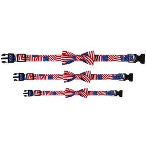 En stock Día DE LA Independencia <span class=keywords><strong>Collar</strong></span> de perro Correa Raya Estrella Bandera americana <span class=keywords><strong>Collar</strong></span> de Mascota - Product Image 3