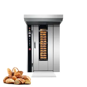 Industriële Roterende Oven Voor Bakkerij Hot Air 12 /64 Elektrische Rotary Brood Oven Apparatuur Voor Koop Beste Roterende Oven