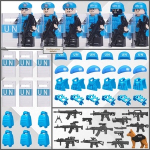 Véhicule tout-terrain blindé HM998 Missile Bear, Hummer, char, forces spéciales, modèle <span class=keywords><strong>de</strong></span> construction en blocs, <span class=keywords><strong>jouet</strong></span> - Product Image 6