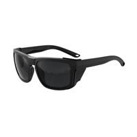 Gafas de Sol Deportivas Polarizadas TR90 Resistentes al Viento para Exteriores, con Protectores Laterales Extraíbles, Gafas de Seguridad