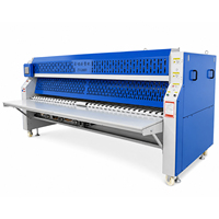 Machine à plier électrique industrielle entièrement automatique ZD3300-V, largeur 3300 mm, haute précision, 380 V, pour les entreprises de blanchisserie commerciale