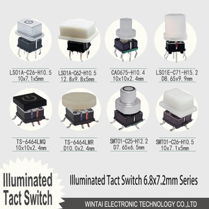 Wintai-tech 6.8x7.2 mét chiếu sáng SMD Tactile <span class=keywords><strong>tact</strong></span> chuyển đổi mini LED <span class=keywords><strong>push</strong></span> <span class=keywords><strong>button</strong></span> Tactile chuyển đổi LED Tactile chuyển đổi - Product Image 2