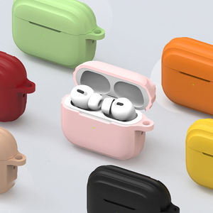 Pour <span class=keywords><strong>Air</strong></span> <span class=keywords><strong>Pods</strong></span> 3 4 Gen gros étui pour écouteurs couleur bonbon avec porte-clés pour Airpods Pro <span class=keywords><strong>1</strong></span> 2 3 étui souple de protection en Silicone - Product Image 6