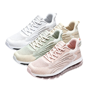 Zapatillas ligeras con tejido Fly Weave, amortiguación de aire, antideslizantes, con cordones, transpirables, para correr al aire libre. - Product Image 2