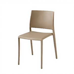 Chaise de salle à manger en plastique au design moderne et confortable, avec hauteur réglable, pour mobilier de jardin et de maison - Product Image 3