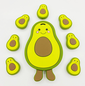 YDS productos para bebés sandía aguacate silicona dentición juguete silicona <span class=keywords><strong>mordedor</strong></span> para bebés mordedores - Product Image 3