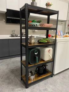 산업용 스틸 차고 창고 볼 금속 랙 선반 GALVANIZED + MDF - Product Image 4