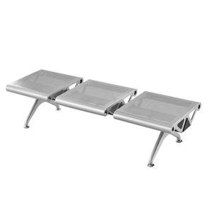 Silla de espera Bao Xian con asiento plano, estructura de tubo triangular, doble/triple plaza, para espacios públicos - Product Image 3