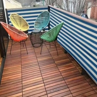 Filet d'ombrage HDPE pour extérieur, pour balcon, terrasse et clôture de jardin, pour bloquer la vue et réduire l'exposition au soleil