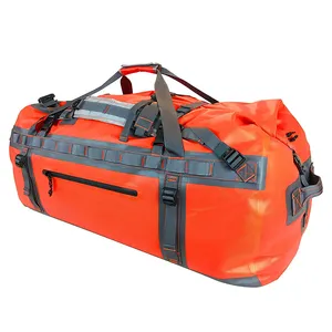 Bolsa de lona impermeable extra grande 1680D, bolsa de lona resistente, bolsa de Equipo Impermeable para coche, Camping, canotaje