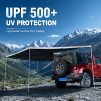 Auvent latéral de voiture 270 degrés, directement de l'usine, imperméable, anti-UV, en alliage d'aluminium, tissu Oxford 420D, pour SUV et camping
