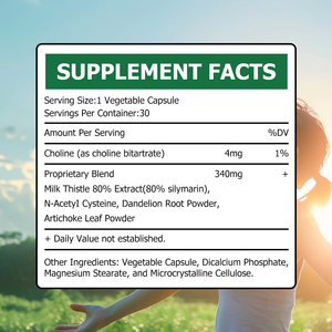 Suplemento de Alta Calidad para la Salud del Hígado, Mezcla Herbal para Estimular la Producción de Enzimas, Cápsulas de Desintoxicación Hepática, Cápsulas de Extracto de Cardo Mariano - Product Image 2