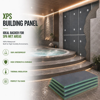 Panneau de support en polystyrène rigide extrudé pour l'insonorisation des spas et jacuzzis en sous-sol, idéal pour la pose de carrelage