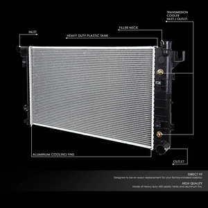 Pour Dodge <span class=keywords><strong>Ram</strong></span> <span class=keywords><strong>1500</strong></span> 2500 3500 de 1994 à 2002 Radiateur de style OE en aluminium 2291 CU2291 8011552 3358 3359 - Product Image 6