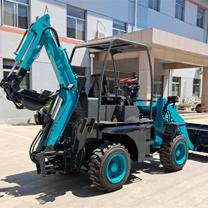 In China Hergestellte Baggerlader Können mit Verschiedenen Zusatzwerkzeugen Ausgestattet Werden, Wie Zweiendige Radlader - Product Image 1