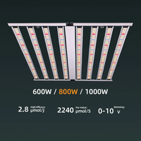Lampu Tumbuh LED UV 800W 1000W Aluminium Evo LM301H/LM301B/LM281B IP65 Tambahan untuk Pertumbuhan dan Pembungaan Tanaman