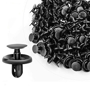 Fixations Toyota Lexus en plastique noir 7 mm – Clips décoratifs pour panneaux, rivets de pare-chocs et ailes, attaches automobiles - Product Image 1