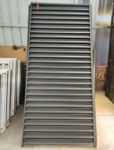 BOCHARM Horizontal China Farmhouse Exterior Venetian Louver Aluminum Alloy <strong>Blind</strong> With Air Ventilation - Product Image 3