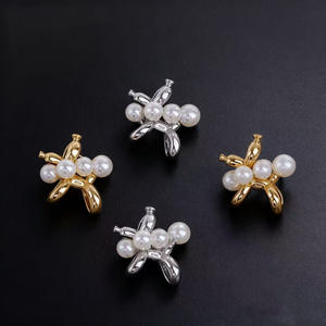 Colgante de Plata de Ley S925 31452DIY con Base Circular Vacía de 4-5 mm para Collar de Perro, Accesorios para Perlas DIY - Product Image 2