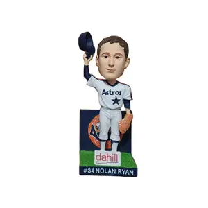 Houston Astros Nolan Ryan Bobblehead Resin Craft Gift Set Living Room Decor Sports Bar Decor Wine Cabinet Decor