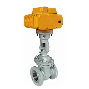 Motorized Valve COVNA Cast Steel Motorized Electric Gate Valve Class 150 ANSI Flange On Off Type 2 Ways