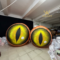 Yeux gonflables réalistes pour Halloween, décoration suspendue pour fête sur le thème de l'horreur d'Halloween