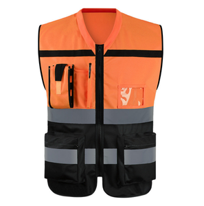 سترة السلامة العاكسة سترة السلامة ذات الرؤية العالية ملابس العمل سترة سلامة عالية الرؤية - Product Image 3