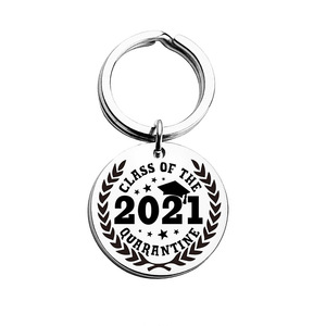 Portachiavi Personalizzato in Metallo per Laurea, Anello Commemorativo in Acciaio Inossidabile per Regalo di Laurea - Product Image 5
