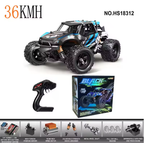 HS18301/HS18302/HS18311/HS18312/HS18313/HS18314 1/18 2.4Ghz 6 canaux 30 km/h 4 roues motrices Voiture de course RC haute vitesse tout-terrain - Product Image 4