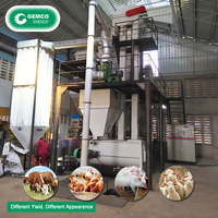 Machine de granulation d'aliments pour animaux à base de balles de riz, de sorgho et d'orge avec ligne de traitement entièrement automatique