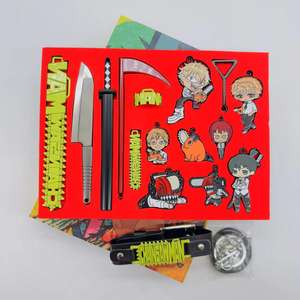 Accesorios de <span class=keywords><strong>Cosplay</strong></span>, Llavero de Aleación de Denji <span class=keywords><strong>Makima</strong></span>, Set de Armas de Personajes de Pochita - Product Image 3