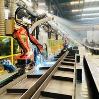 Robots de Soldadura Colaborativos Inteligentes CNC para la Industria, Motor de Viga en H, Corte y Soldadura 3D, Alta Eficiencia y Precisión