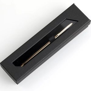 Clear Plastic Window Top Cardboard Pen Box Empty Gift Box For Fountain Pen Business Gift Case Promotional Gift Packing
