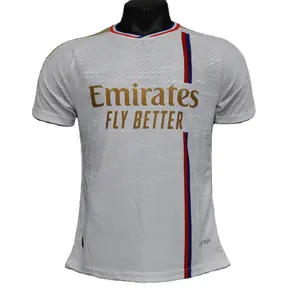 Francia 2024 nueva temporada Team Club 100% poliéster Jersey ropa deportiva confiable Les Gones Ligue 1 fútbol Jersey uniforme de fútbol