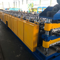 Machine de formage à rouleaux pour tôles d'acier galvanisé à double couche, formage de panneaux doubles, moteur à engrenages, pompe à roulement pour usage mural