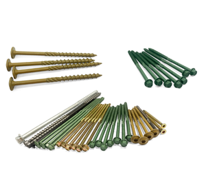 Nhà Máy Giá Đầy Màu Sắc Thép Không Gỉ Phẳng Pan Đầu Kẽm Mạ Rơm Sợi Dây Thừng Móng Tay Gỗ Tự Khai Thác Vít Cho Xây Dựng - Product Image 3