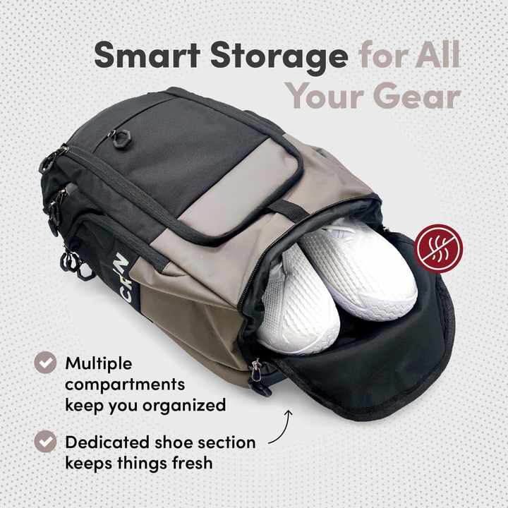 Mosthink Tennis & Pickleball Bag – Water-Resistant, Machine  display picture 3