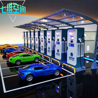 Modelo de mesa de arena de bienes raíces de almacenamiento de energía fotovoltaica industrial 3D moderno personalizado modelo de escala de Arquitectura de nueva energía