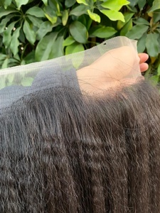 Perruque frontale 13x6 13x4 en dentelle HD, 3 paquets de cheveux humains vierges Remy 100% vietnamiens, longueur 8-30 pouces, poids 100g, fournisseur Cloudyhair - Product Image 3
