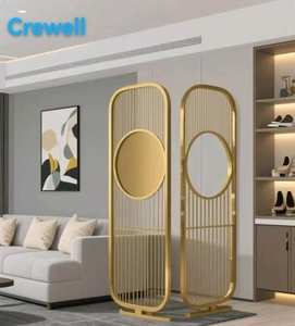 Écran en métal découpé au laser <span class=keywords><strong>de</strong></span> diviseur <span class=keywords><strong>de</strong></span> cloison mobile d'acier inoxydable 304 imperméable pour la décoration intérieure - Product Image 2
