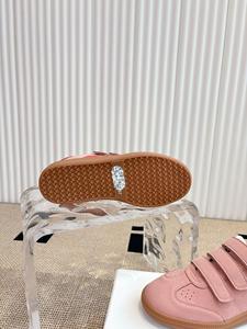 Chaussures de sport blanches classiques pour femmes, version haute, <span class=keywords><strong>cuir</strong></span> véritable, semelle épaisse, chaussures d'entraînement d'hiver avec velcro, tendance de la mode - Product Image 2