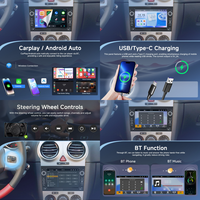 Podofo untuk Opel Astra/Antara/Corsa/Zafira/Meriva/Vivaro/Combo 7" Pemutar MP5 Mobil 2 Din Stereo Mobil Wireless Carplay/Android Auto