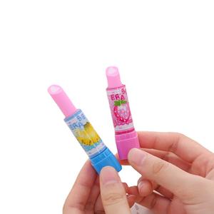 Lápiz labial de dibujos animados para niños creativos especiales Borrador de frutas Borrador de estudiantes Papelería Venta al por mayor Ventas directas de fábrica - Product Image 5