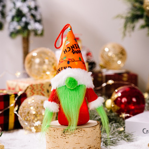 New Product Santa-Shaped Christmas Decoration Pendant <b>Light</b> Small Faceless Dwarf Doll Toy for Party Decorations - Product Image 6