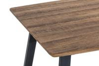 Tables à manger, meubles de restaurant, cuisine, style industriel moderne, MDF avec pieds en métal, table à manger extensible