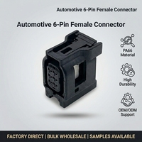 Conector de cable automotriz hembra de 6 pines a prueba de agua para Sumitomo 6189-1142 Terminal de cable de enchufe automático