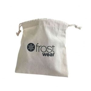 Bolsa de Tela Personalizada al por Mayor, Bolsa de Algodón Natural con Cordón, Bolsa de Algodón con Cordón Promocional - Product Image 4